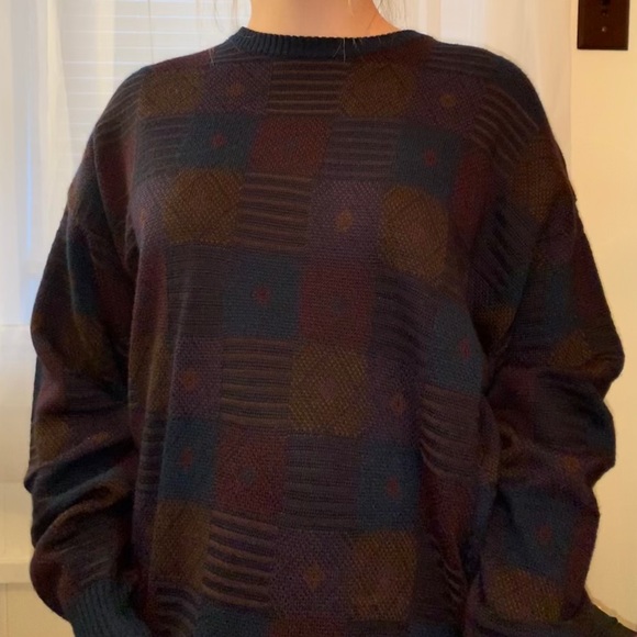 Retro Oversized Sweater - Picture 1 of 5